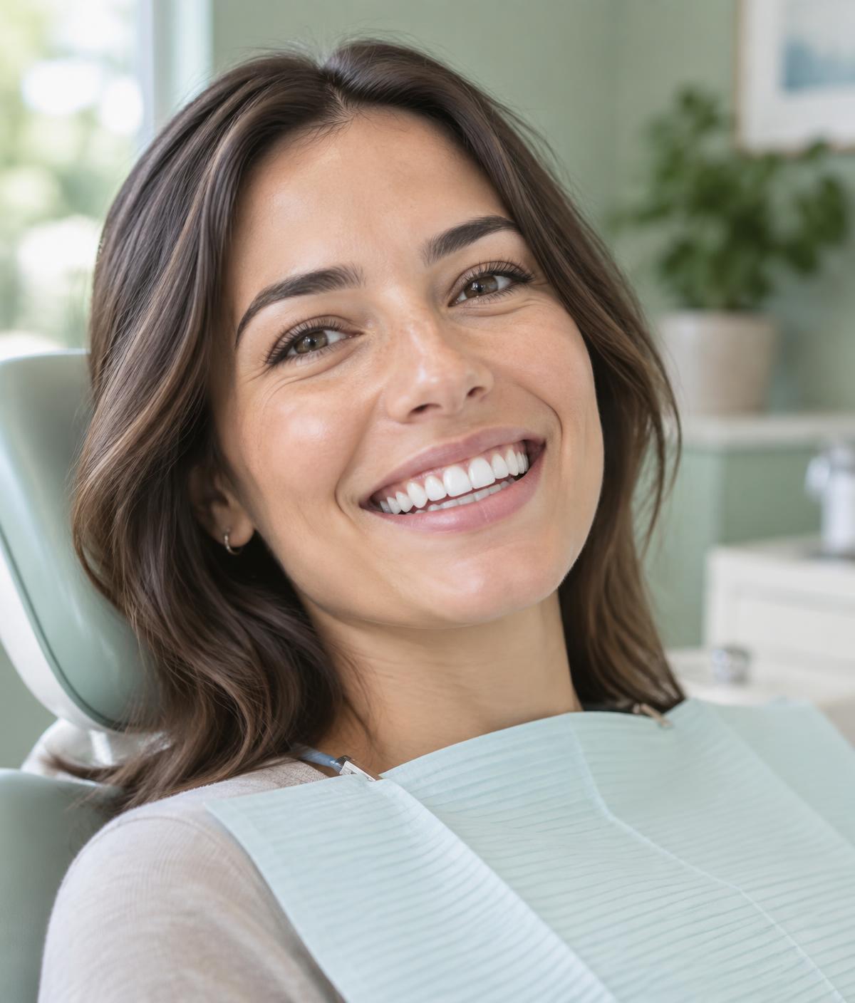 Patient smiling at Park Forest Dental